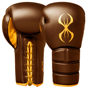 Guantes de Boxeo Profesionales de Cuero, Impermeables, con Cierre de Cordones, Diseño Moderno, para Sparring y Golpeo, Unisex, para Gimnasio y Fitness - Product Image 1