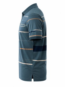 Camiseta de Manga Corta Premium para Hombre, 100% Algodón, Transpirable, con Logotipo Frontal, de Secado Rápido, Tejido de Punto, Estilo Casual - Product Image 3
