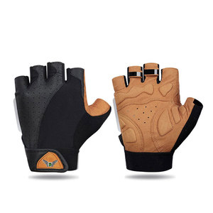 Custom Logo Cycling Gloves Lightweight Fingerless Gloves for Road and MTB Cycling Cycling Gloves with Gel Palm Padding - Product Image 1