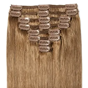 100% Remy Weft Straight Highlighted Full Lace <b>Wig</b> Long <b>Brown</b> Straigh tHair Natural Texture Human Weft Customizable Hair - Product Image 6