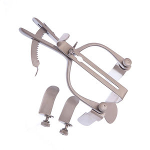 Retractor de Prostata para Retropubectomía, Manual, con Trinquete, Dos Pares de Cuchillas Laterales Giratorias, Acero Inoxidable, Juego de Instrumentos de Urología - Product Image 3