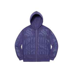 Hoodie unisexe de haute qualité, style vintage à pois, coupe ample, épais, avec strass, couture personnalisée, doublure intégrée, pour l'hiver, grandes tailles pour hommes - Product Image 1