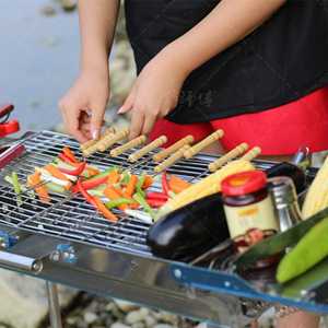 เตาบาร์บีคิวถ่านแบบพกพาพร้อมขาตั้งสำหรับย่างกลางแจ้งและบาร์บีคิว - Product Image 1
