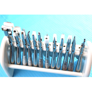 Kit d'outils optiques professionnels de haute qualité, réutilisables, neufs, de qualité supérieure, comprenant 12 pinces pour opticiens, pour ajustement de lunettes - Product Image 1