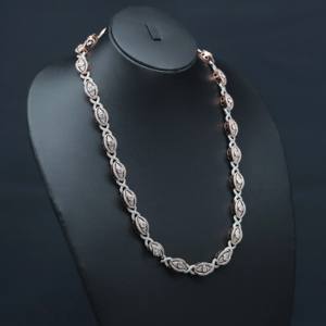 Lujo 10K oro blanco diamante cadena de eslabones cubanos 925 plata esterlina 6mm moissanite cubano lujo Hip Hop Unisex para hombres - Product Image 2