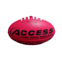 Haute demande Promotionnel Mini AFL Football Ball En Caoutchouc Synthétique Matériel Durable Personnalisé Impression Match International