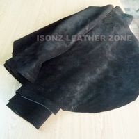 Cuir de vachette véritable suédé souple, résistant à l'eau et anti-moisissure, polyvalent pour meubles, décoration, chaises, sacs, canapés, vêtements et ballons de football