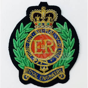 Badges brodés à la main en tissu doux, nouveau style, de qualité supérieure, couleur unie - Product Image 2