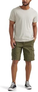 Pantalones Cortos Cargo Verde Oliva para Hombre, Tela Elástica Cómoda, Corte Relajado, Siete Bolsillos, Ropa Casual de Verano - Product Image 2