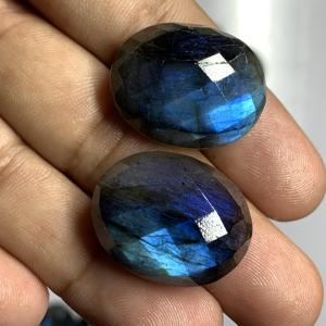 Wholesale Gorgeous Natural High Quality Blue Flash Labradorite Palm Stone Healing Crystal Quartz <b>Craft</b> from Lab-Created - Product Image 6