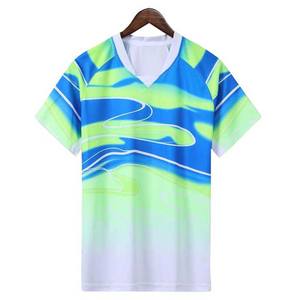 Camisetas Arabella para Hombre, Corte Regular, Transpirables, de Secado Rápido, Cuello Redondo, Estampado Digital Sólido, Tejido de Poliéster/Algodón, Tallas Grandes - Product Image 5