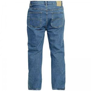 Jeans de Mezclilla Casuales para Hombre, Corte Slim Fit, Diseño con Múltiples Bolsillos y Cremallera, Estilo Urbano, Color Azul Claro, Pantalones de Algodón Desgastado - Product Image 5