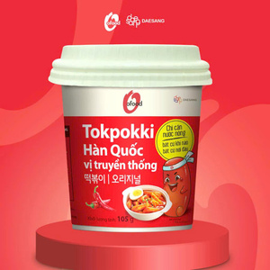 Korean Tokpokki Spicy Flavor 105g Instant Cup Rice Cake Ready To Eat With Hot Water | Wholesale O'food | Traditional Street Food - Product Image 4