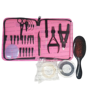 Kit de Herramientas para Extensiones de Cabello, Herramienta de Microenlace de un Solo Orificio, Aplicador de Cinta, Herramienta de Instalación de Microenlaces, Mini Tijeras, Equipo para Estilistas - Product Image 5