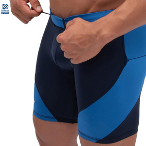 Breathable Eco-Friendly Canvas <b>Compression</b> <b>Shorts</b> for <b>Men</b>-High Quality Durable Material Elastic Waist Fitness Wear Reasonable - Product Image 5
