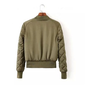 Blusas personalizadas de satén para mujer, abrigos cortos de béisbol, chaquetas para niña, rompevientos, chaqueta impermeable para mujer - Product Image 6