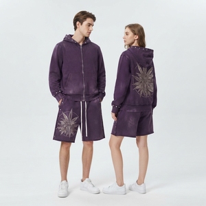 Conjunto de Sudadera con Capucha Oversize Personalizada para Hombre, con Logo Impreso, Tallas Grandes, Sudadera Unisex 100% Algodón, Chándal para Hombre - Product Image 2