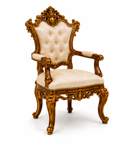 Ensemble de table et de chaises à manger en teck antique traditionnel sculpté à la main, 4 places, meubles de salle à manger de luxe - Product Image 2