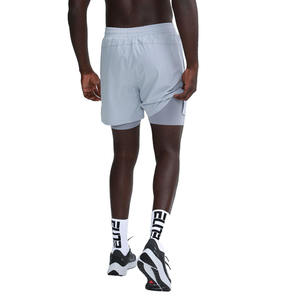 Pantalones Cortos Deportivos para Hombre, de Color Sólido, Impermeables, de Poliéster, de Secado Rápido, Cintura Media, Tejido de Punto, Cierre Elástico - Product Image 3