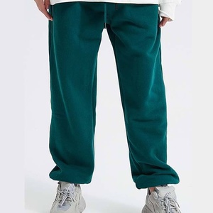 Pantalon de survêtement uni personnalisé en gros, pantalon de jogging vierge pour homme en coton - Product Image 5