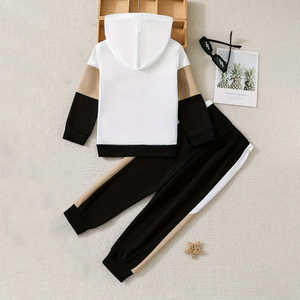 Conjunto Deportivo de Invierno para Niños, Transpirable, de Algodón, Ligero, Informal, con Sudadera con Capucha y Pantalones Deportivos, Personalización OEM ODM - Product Image 6