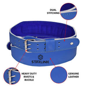 Cinturón de Levantamiento de Pesas Profesional de Alta Calidad para Gimnasio, Cinturón de Levantamiento de Pesas de Cuero Duradero para Entrenamiento a Precio Económico - Product Image 3