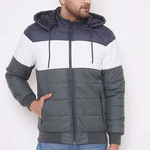 Veste matelassée pour homme, toute neuve, sur mesure, pour l'hiver, légère, avec fermeture éclair - Product Image 2