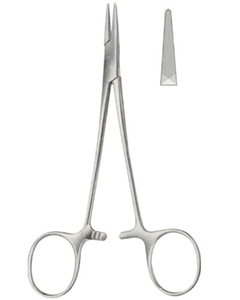 Pinza de Sutura Recta de Acero Inoxidable de Alta Calidad Crile Wood de 15 cm para Cirugía General, Reutilizable - Product Image 1