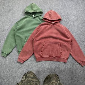 Sudadera con Capucha para Hombre, 100% Algodón, Corte Regular, Estilo Streetwear, Teñido Liso con Efecto Ácido - Product Image 3
