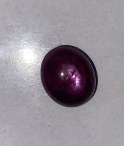 ทับทิมธรรมชาติ 18.95 กะรัต สีแดงอมม่วง คอรันดัม |   พลอยรูปไข่ขนาดใหญ่แบบหลวม - Product Image 1