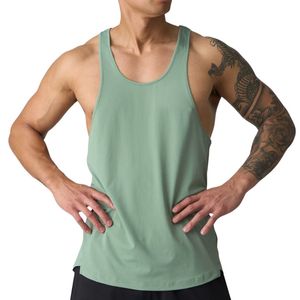 Custom Men Gym Tank <b>Top</b> Breathable Sleeveless Workout Shirt Fitness Running Vest Wholesale OEM ODM Manufacturer - Product Image 5