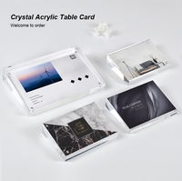 Cadre Photo magnétique acrylique Offre Spéciale Panneau d'affichage transparent Menu Support de bureau Présentoir A4 A5 A6 Panneau publicitaire