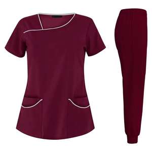 Conjuntos de Uniformes Médicos Unisex Personalizados en Oferta, Uniformes Médicos 100% Algodón para Uso Hospitalario - Product Image 4