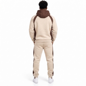 Conjunto Deportivo Premium para Hombre de Dos Piezas, Sudadera y Pantalones Jogger, Tela de Felpa Suave, Corte Holgado, Manga Larga, OEM - Product Image 2