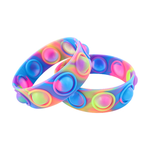 Novedad: Pulseras Pop Divertidas y Creativas, Favoritas <span class=keywords><strong>de</strong></span> los Niños, Entrega Rápida, Económicas, Juguetes Antiestrés, Pulseras <span class=keywords><strong>de</strong></span> Moda - Product Image 2