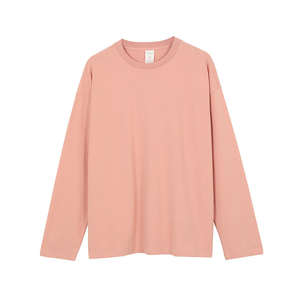 T-shirt unisexe LXS22 2025 à manches trois quarts, col en U, style urbain, éco-responsable, avec logo EL lumineux pour printemps/été XG129 - Product Image 3