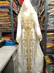 Caftán Marroquí, Hermoso Caftán de Colores, Caftán Tradicional Musulmán, Trabajo Hecho a Mano con Cuentas de Piedra, Nuevo Diseño Marroquí 2026 - Product Image 5