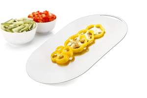 Tabla de Cortar de Acero Inoxidable, Resistente, para Verduras, Frutas, Pan, Carne, Duradera, Higiénica, Apta para Alimentos, para Cocina - Product Image 2