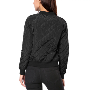 Veste bomber d'hiver pour femmes, veste matelassée chaude, streetwear tendance, fournisseur en gros OEM ODM personnalisé - Product Image 5