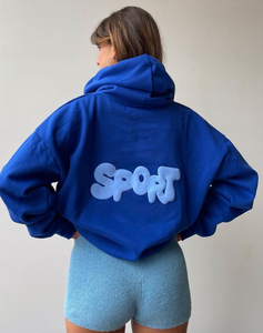 Sudadera con Capucha para Mujer, Personalizada, de Alta Calidad, con Lentejuelas, Impermeable, 100% Algodón, Suave, Otoño/Invierno, 3D - Product Image 5