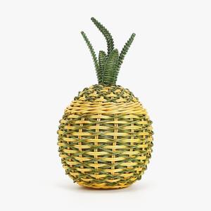 Different design supply woven fruit shape rattan <b>basket</b> <b>with</b> <b>lid</b> cheapest cost hamper <b>baskets</b> - Product Image 6