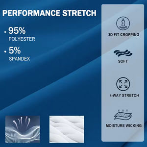 Ensemble d'uniformes médicaux unisexes à col en V avec pantalon droit et haut en tissu tricoté écologique - Product Image 2