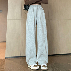 Pantalon de survêtement taille basse 2026 avec cordon de serrage, jambe large, style streetwear, décontracté pour femme, joggers techniques - Product Image 6