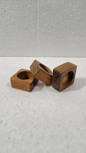 Anillos de Servilleta de Madera de Acacia, Mango y Nogal Personalizados con Diseños Tallados, Más Vendidos, Compre al Precio Más Bajo - Product Image 4