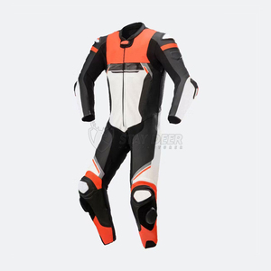 Combinaison de moto en cuir de qualité supérieure, combinaison de course professionnelle pour moto, équipement de moto personnalisé avec logo - Product Image 3