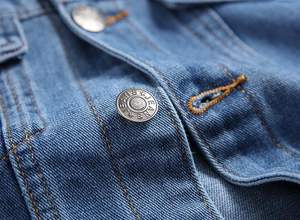 Veste en jean pour homme, 100% coton, personnalisable avec logo, respirante, écologique, séchage rapide, pour usage extérieur, vente en gros - Product Image 5