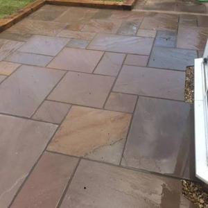 Autumn Brown Sandstone Tiles Honed Surface Modern Design Outdoor Pavers Natural <b>Stone</b> Hand Cut Multi-Purpose Lifetime Warranty - Product Image 2