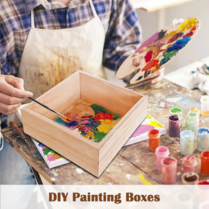 Boîte de rangement en bois artisanale pour la décoration de la maison, les objets d'art et le bureau - Product Image 3