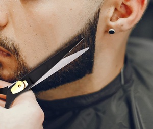 Professional Matte Black 420C Stainless Steel Barber's Cutting Scissors Straight Hair <b>Shears</b> Sharp Blunt All-Purpose Beauty <b>Tool</b> - Product Image 5