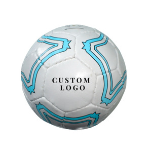 Ballon de football d'entraînement personnalisé avec logo imprimé, taille 5, promotionnel, toucher doux, PVC/PU, durable, cousu à la machine, ballon de sport - Product Image 3